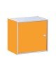 DECON Cube Ντουλάπι Απόχρωση Πορτοκαλί  40x29x40cm [-Άσπρο/Πορτοκαλί-] [-Paper-] Ε829,4