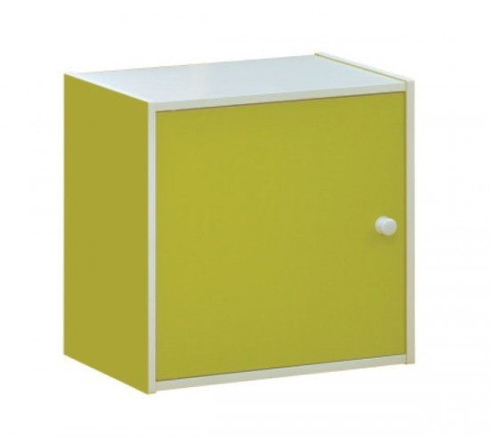 DECON Cube Ντουλάπι Απόχρωση Lime  40x29x40cm [-Άσπρο/Πράσινο-] [-Paper-] Ε829,8