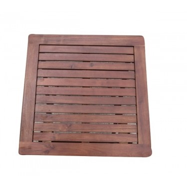 BANNER Επιφάνεια Τραπεζιού Ξύλο Acacia  60x60cm/17mm [-Καρυδί-] [-Ξύλο-] Ε20064,9