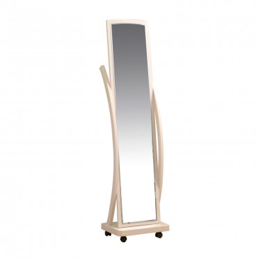 ROGER Καθρέπτης Δαπέδου Ξύλο, Απόχρωση Φυσικό  44x29x165cm [-Φυσικό-] [-MDF - Κόντρα Πλακέ - Καπλαμάς - Νοβοπάν-] Ε7183,1