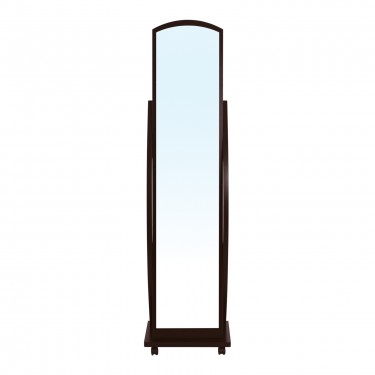 ROGER Καθρέπτης Δαπέδου Ξύλο, Απόχρωση Καρυδί  44x29x165cm [-Καρυδί-] [-MDF - Κόντρα Πλακέ - Καπλαμάς - Νοβοπάν-] Ε7183,2