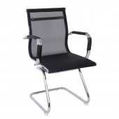 BF3200V Πολυθρόνα Γραφείου Επισκέπτη - Mesh Μαύρο  55x60x91cm [-Μαύρο-] [-Ύφασμα Mesh-] ΕΟ228