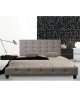 FIDEL Κρεβάτι Διπλό για Στρώμα 160x200cm, PU Απόχρωση Cappuccino  168x215x107cm [-Μπεζ-Tortora-Sand-Cappuccino-] [-PU - PVC - Bonded Leather-] Ε8053,3