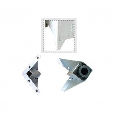 Ποδαράκια - Ρεγουλατόροι Μέταλλο Βαφή Γκρι  H.10cm [-Γκρι-] [-Μέταλλο-] Ε600Α,1