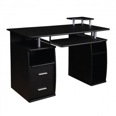 ΓΡΑΦΕΙΟ MDF Απόχρωση Wenge  120x55x75/85cm [-Wenge-] [-Melamine-, -Μέταλλο-] ΕΟ421