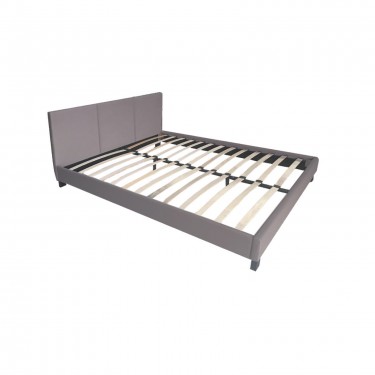 WILTON Κρεβάτι Διπλό, για Στρώμα 150x200cm, PU Απόχρωση Cappuccino  159x213x89cm [-Μπεζ-Tortora-Sand-Cappuccino-] [-PU - PVC-] Ε8055,3