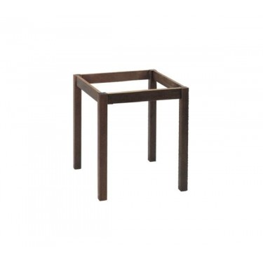 ΚΑΦΕΝΕΙΟΥ Βάση Τραπεζιού Οξιά Λυόμενη για Επιφάνεια 70x70cm, Βαφή Εμποτισμού Καρυδί  59x59x73cm [-Καρυδί-] [-Ξύλο-] Ρ405,Ε2