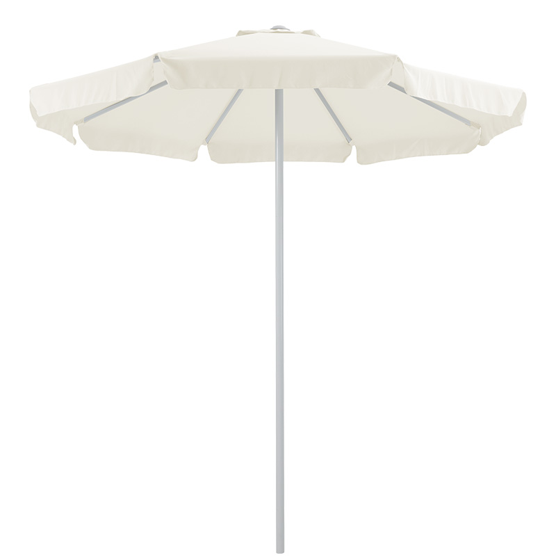 Ομπρέλα επαγγελματική Mongo μονοκόμματος ιστός μέταλλο Φ2.3m εκρού Υλικό: STEEL - FABRIC 218-000003