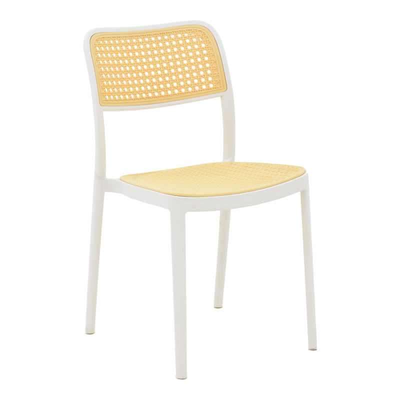 Καρέκλα Westley pp φυσικό-λευκό  55x47x81εκ Υλικό: PP 292-000001